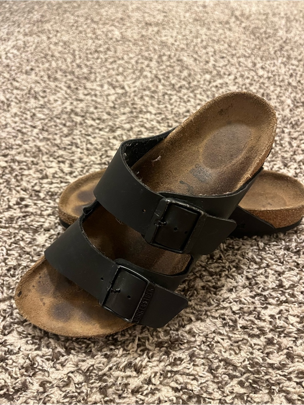 Birkenstock Arizona Black Double Strap Sandals